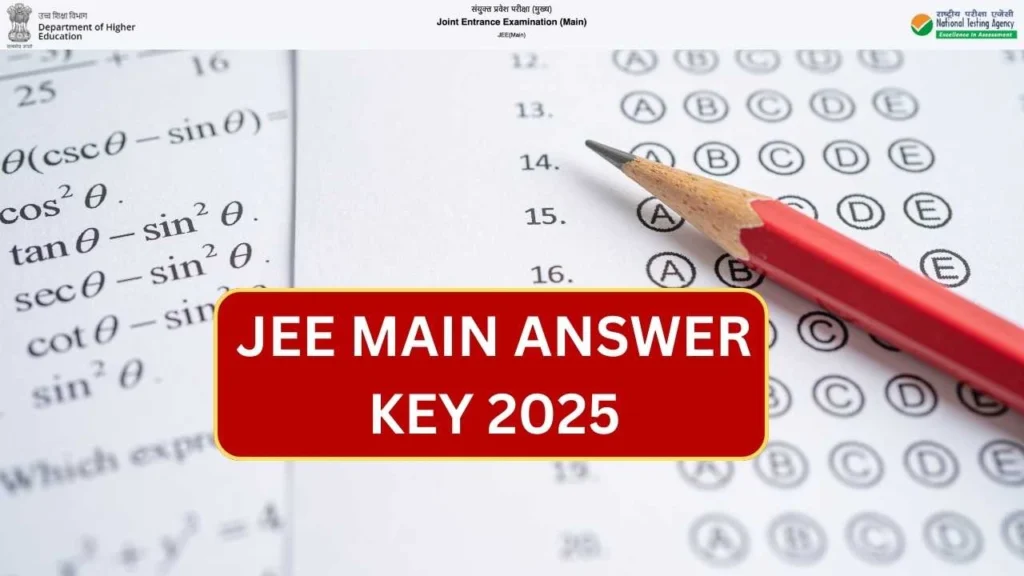 JEE Main Answer Key 2025, Expected Cut Off Marks