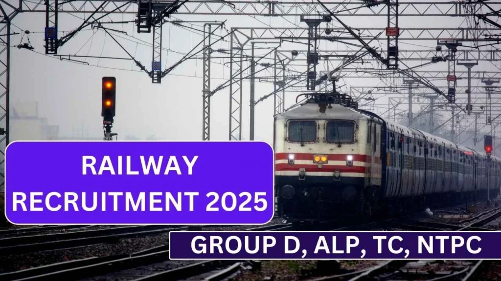 Railway Recruitment 2025 - Group D, NTPC, ALP, Ticket Collector Notification