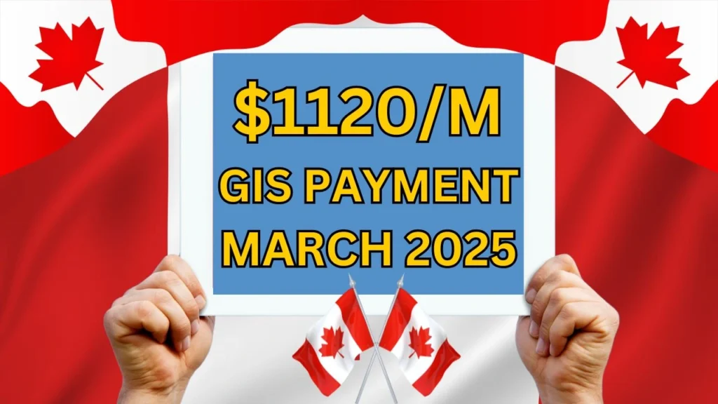 $1120/Monthly GIS Payment In March 2025