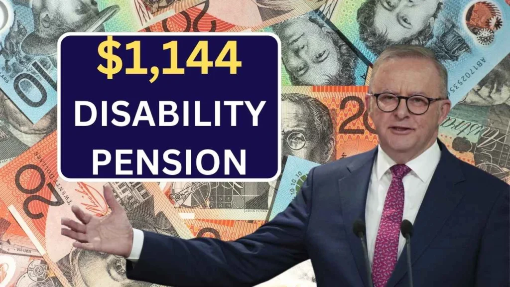 $1,144 Australia Disability Support Pension 2025