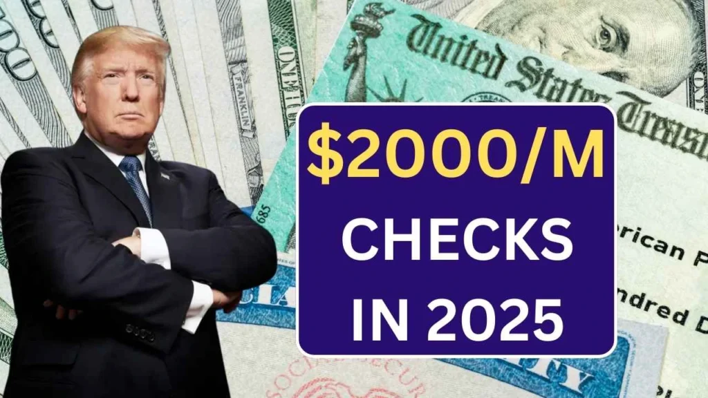 $2000/M Checks March 2025 Direct Deposit For Seniors on Social Security SSI SSDI