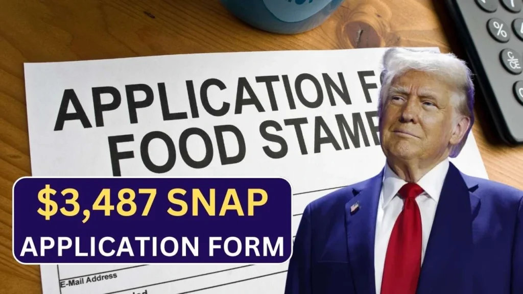 $3487 SNAP Check Application Form March 2025