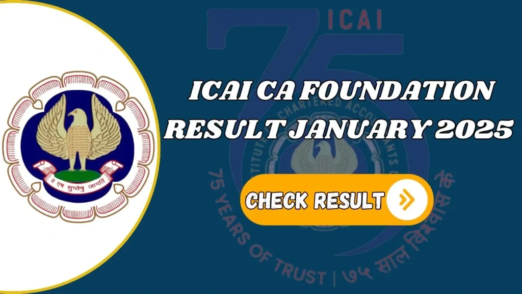 ICAI CA Foundation Result January 2025