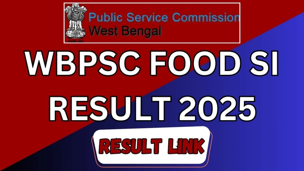 WBPSC Food SI Result 2025